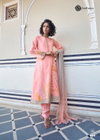 The Zen By Sadhana Pure Lilen Digital Printed Designer Salwar Suits Wholesale Market In Surat
